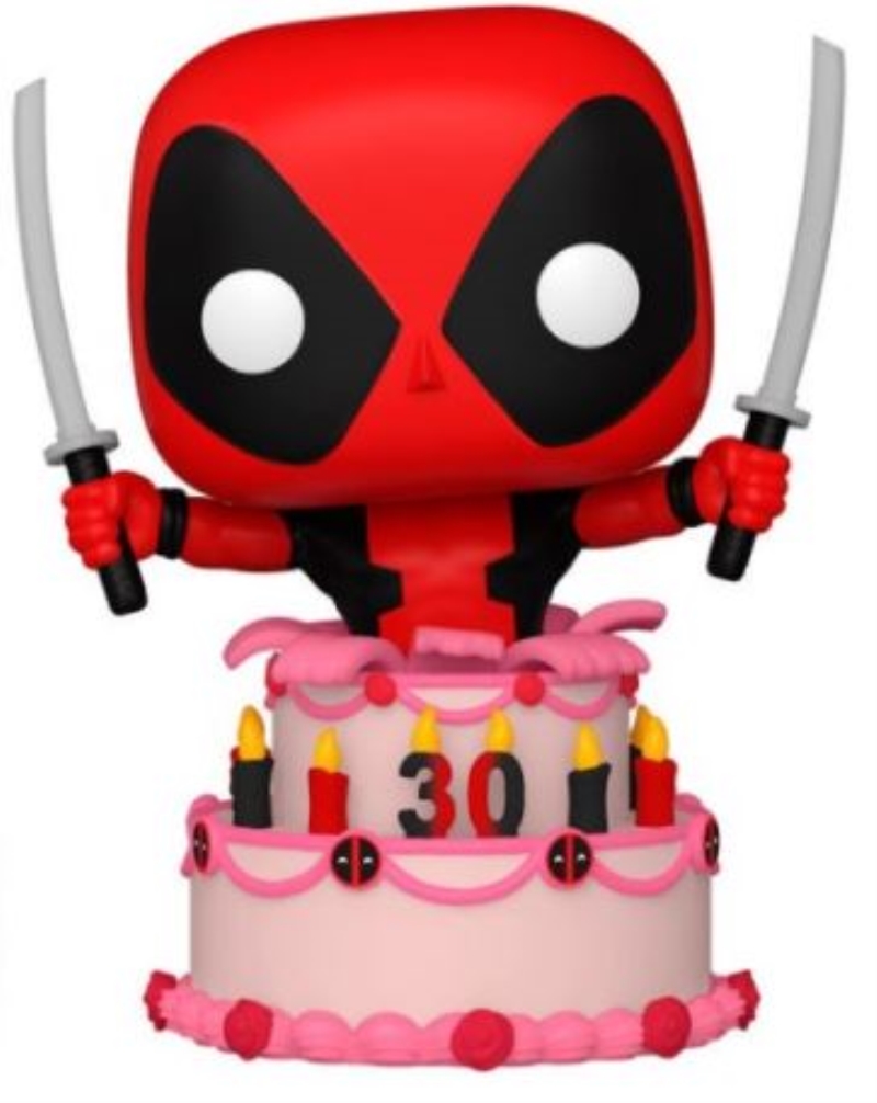 FUNKO ACTION FIGURES FUNKO POP DEADPOOL 30TH: DEADPOOL IN CAKE FUNKO ACTION FIGURES FUNKO POP DEADPOOL 30TH: DEADPOOL IN CAKE